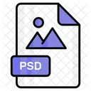 Psd Arquivo Formato Ícone