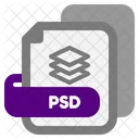 Arquivo Psd Psd Photoshop Ícone