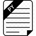 Arquivo Python Tipo De Arquivo Extensao De Arquivo Icon