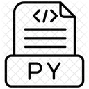 Arquivo Python Codificacao Extensao Icon