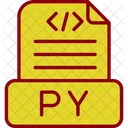 Arquivo Python Codificacao Extensao Icon