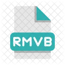 Rmvb Realmedia Taxa De Bits Variavel Arquivo De Video Ícone