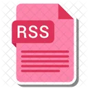 Rss Arquivo Formato Ícone