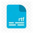 Arquivo Rtf Arquivo Documento Ícone