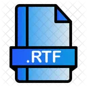 Rtf Extensao Arquivo Ícone