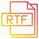 Rtf Formato De Arquivo Tipo Icon