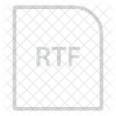 Rtf Extensao Arquivo Ícone
