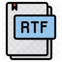 Arquivo rtf  Ícone