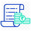 Documentos Arquivo De Rupias Arquivo De Rupias Documento De Rupias Ícone