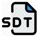 Arquivo sdt  Ícone