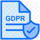 Arquivo Seguro Gdpr Gdpr Documento Icon