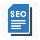 SEO Marketing Arquivo Ícone