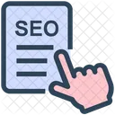 SEO Web Arquivo Ícone