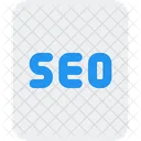 Arquivo Seo Documento Seo Seo Ícone