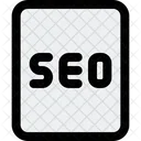 Arquivo Seo Documento Seo Seo Ícone