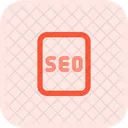 Arquivo Seo Documento Seo Seo Ícone