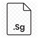 Arquivo Sg Formato Sg Extensao Sg Ícone