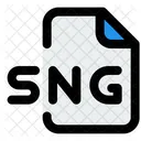 Arquivo sng  Ícone