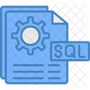 Arquivo Sql Gerenciamento De Arquivos Gerenciamento De Codigo Ícone