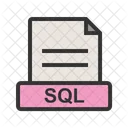 SQL Arquivo Extensao Ícone