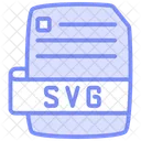 Svg File Duotone Line Icone Ícone