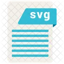 SVG Arquivo Formato Ícone