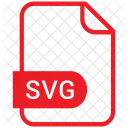 SVG Arquivo Formato Ícone