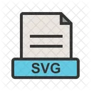 SVG Arquivo Extensao Ícone