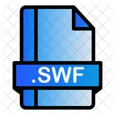 Swf Extensao Arquivo Ícone