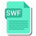 Swf Arquivo Formato Ícone