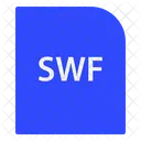 Swf Extensao Arquivo Ícone