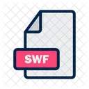 Swf Arquivo Formato Ícone