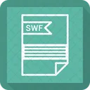 Swf Arquivo Formato Ícone