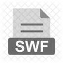 Swf Arquivo Extensao Ícone