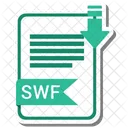 Swf Extensao Arquivo Ícone