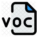Arquivo voc  Ícone