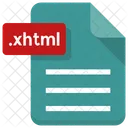 Xhtml Arquivo Documento Ícone