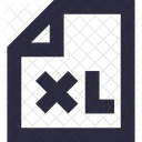 Excel Arquivo Microsoft Ícone