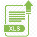 XLS Arquivo Formato Ícone