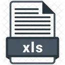 Xls Arquivo Formatos Ícone