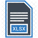 Xlsx Arquivo Documento Ícone