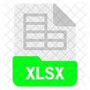 Xlsx Arquivo Formato Ícone