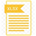 Xlsx Arquivo Formato Ícone