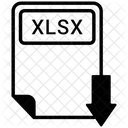 Xlsx Formato Documento Ícone