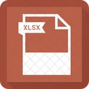 XLSX Arquivo Extensao Ícone