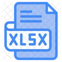 Xlsx Documento Arquivo Ícone