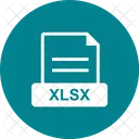 XLSX Arquivo Extensao Ícone