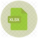 XLSX Arquivo Extensao Ícone