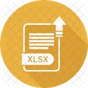 XLSX Extensao Arquivo Ícone