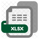 Arquivo Xlsx Xlsx Excel Ícone